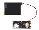 Assembly of VTAP50-MOD with VTAP50-M2-A1 tuning board and Molex antenna